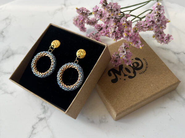 Kolczyki Wianek Błękit