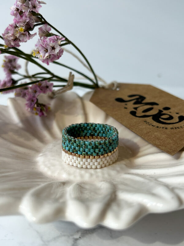 Pierścionek Picasso Gold Blue