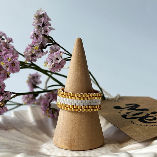 Pierścionek Pasmo Gold